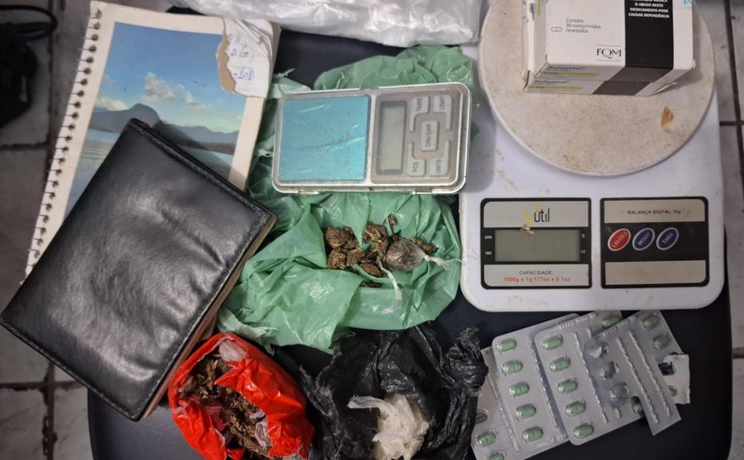 Polícia Militar apreende armas e drogas em Maceió e interior de Alagoas