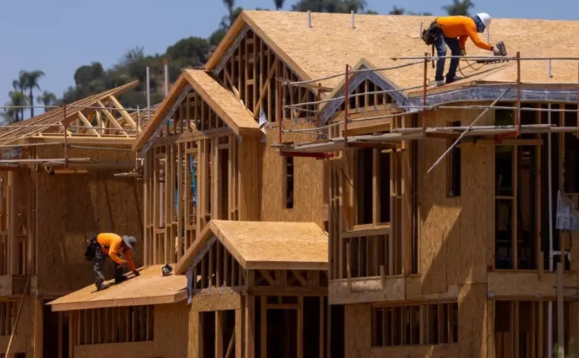 Construções de moradias iniciadas nos EUA sobem 5,7% em abril ante março