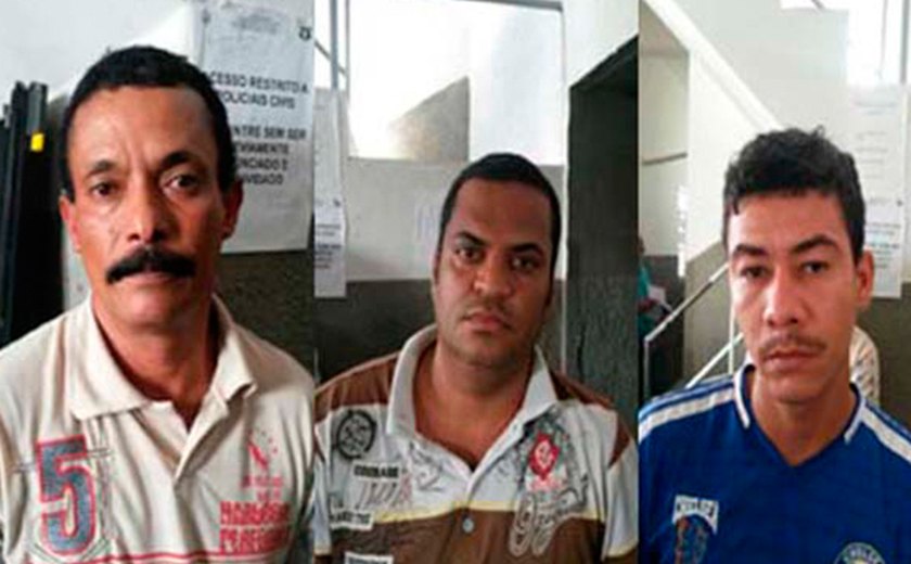 PC prende acusados de crimes em São José da Laje