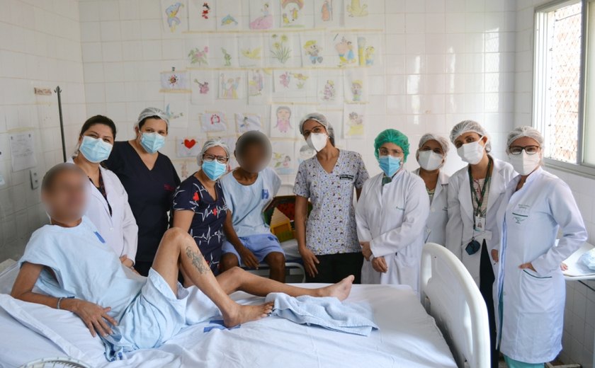 Trabalho transdisciplinar restabelece saúde de paciente no Hospital Helvio Auto