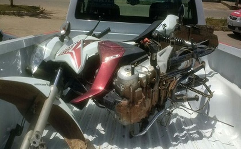 Em São Miguel dos Campos, suspeitos de assaltos são apreendidos pela 1ª CPM/I com motos roubadas