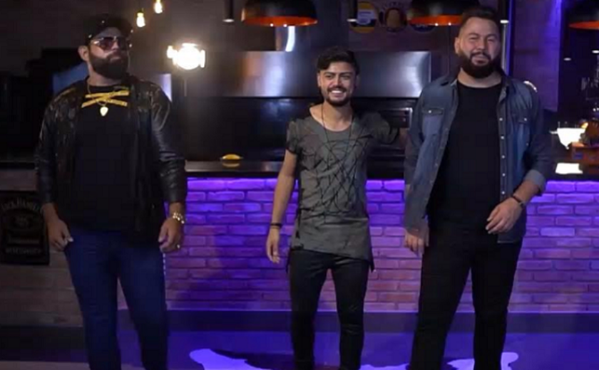 Diego e Arnaldo gravam com Guilherme di Melo