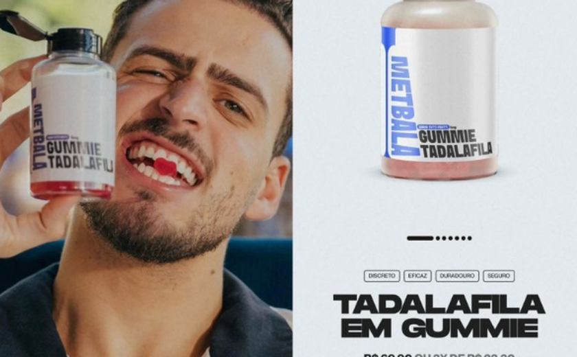 Anvisa proíbe comercialização da bala gummy de tadalafila e alerta sobre riscos da automedicação
