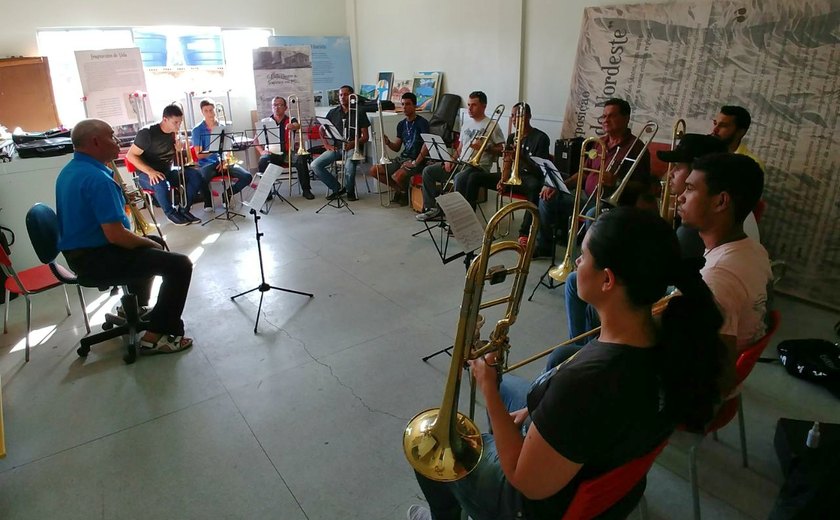 Pró-bandas chega à Murici para formação da primeira orquestra da cidade