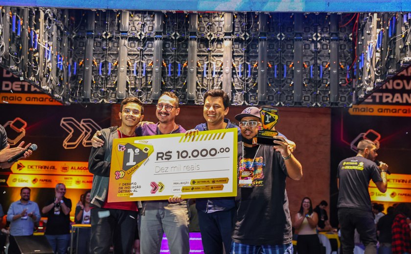 Detran/AL premia vencedores e oferta programa de aperfeiçoamento no 1º Desafio de Inovação