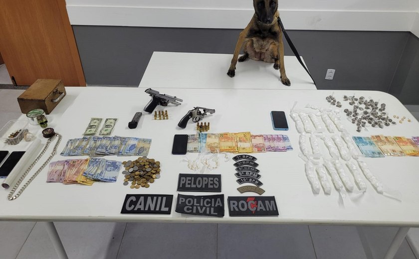 Operação Cúpula: ação integrada prende cinco por tráfico de drogas no Sertão alagoano