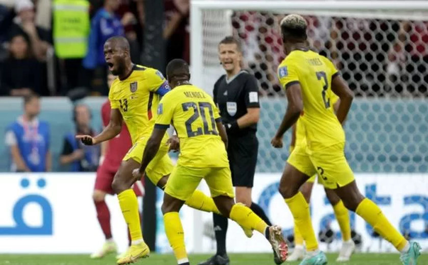 Equador começa bem e vence por 2 x 0 sobre Catar