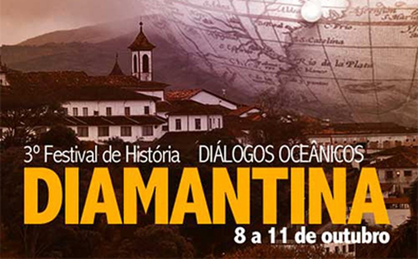 3º Festival de História começa dia 8 em Diamantina (MG)