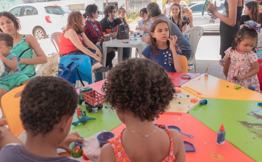 Prefeitura de Maceió celebra o mês das crianças com animação e atividades de educação em saúde