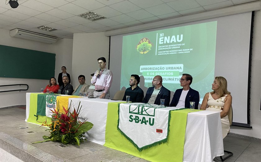 IMA participa do XI Encontro Nordestino de Arborização Urbana em Arapiraca