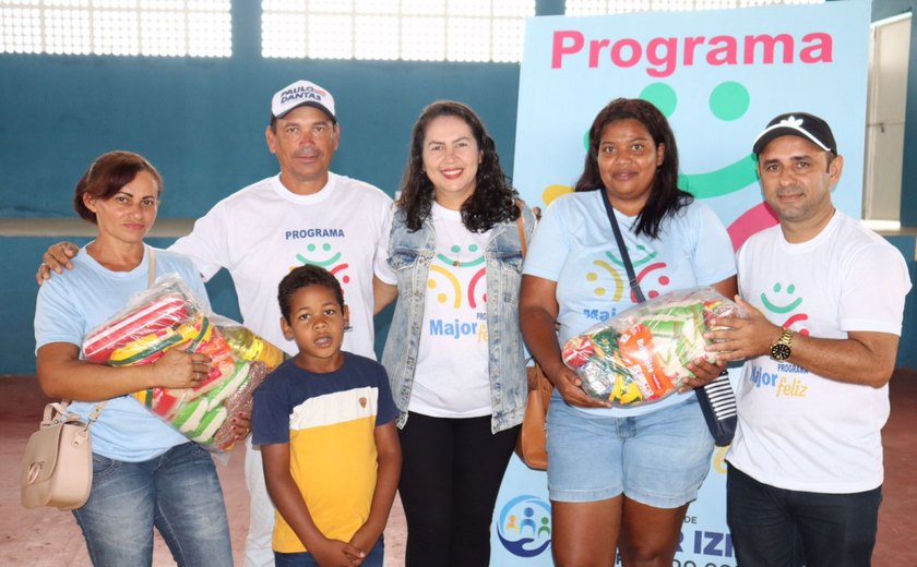 Prefeitura de Major Izidoro entrega mais 1.300 cestas básicas do programa “Major Feliz”