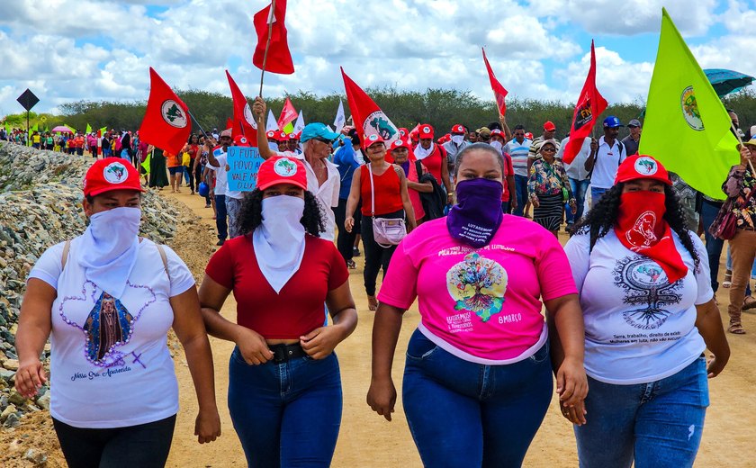 Vale Verde em Alagoas: mulheres realizam ato contra os impactos da mineração no Agreste do estado