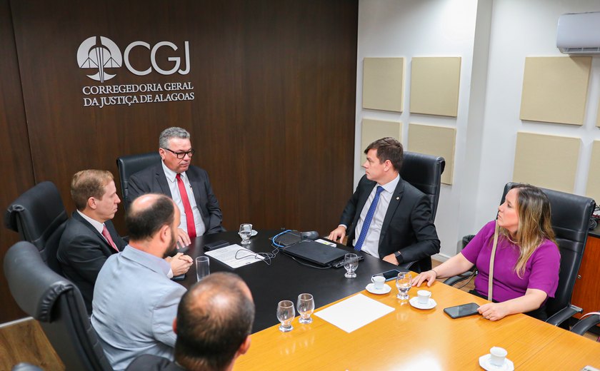 OAB discute demandas da advocacia alagoana na Corregedoria-Geral de Justiça