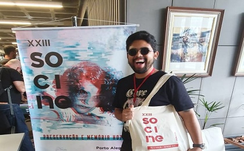 Professor do Ifal Palmeira apresenta em Porto Alegre pesquisa que alia Cinema e Literatura
