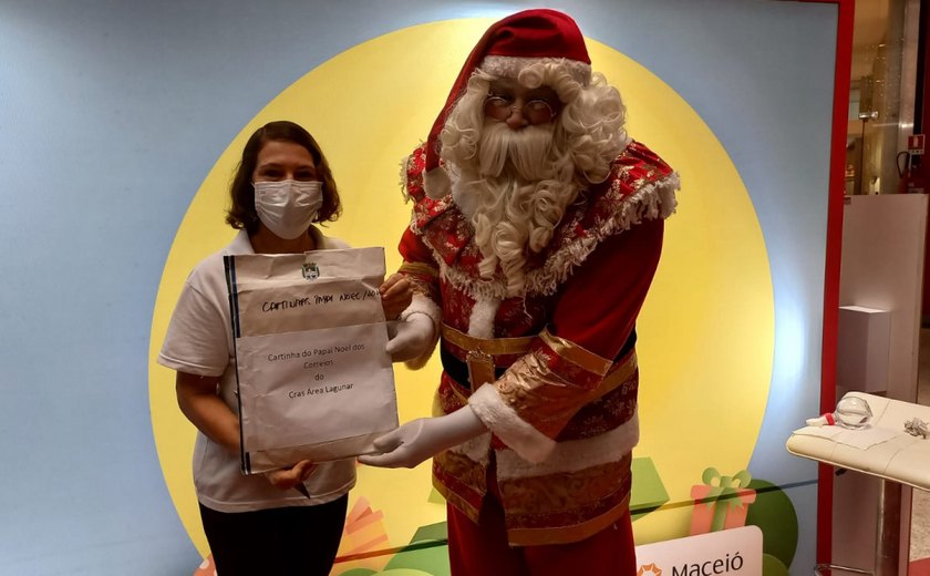 Campanha Papai Noel dos Correios 2021 é lançada em Alagoas