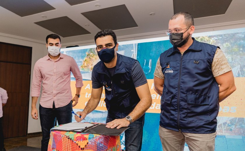 Prefeito de Maceió, JHC, inicia implantação de binário em Cruz das Almas