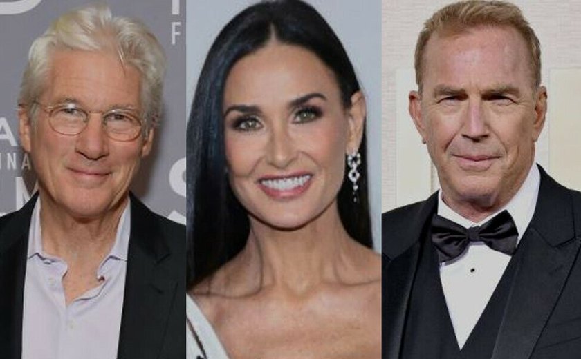 Ícones dos anos 90, Kevin Costner, Demi Moore e Richard Gere voltam a cena em Cannes