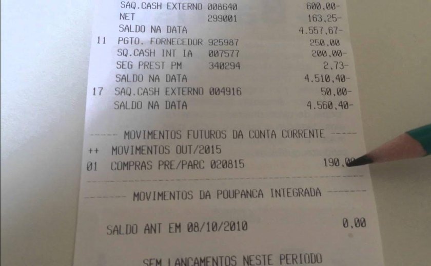 Fica cheio de dúvidas ao pegar seu extrato bancário? Bancos vão padronizar descrições das operações a partir de hoje