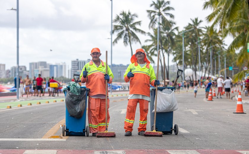 Autarquia de Limpeza Urbana amplia serviços durante o carnaval em Maceió