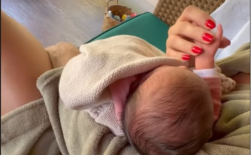 Bruna Biancardi recebe alta após nascimento de Mavie: 'Já estamos em casa'