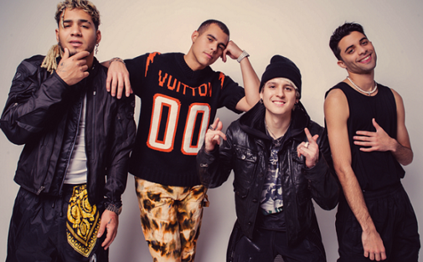 Fenômeno pop, grupo CNCO promove novo single