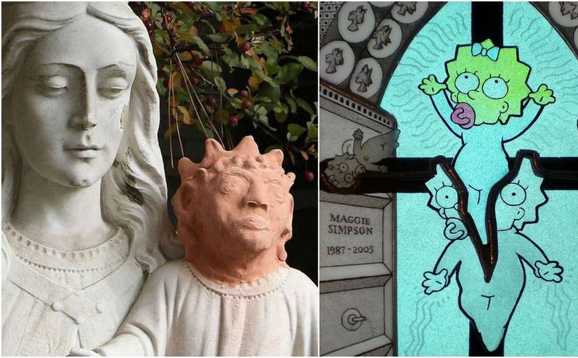 Restauração polêmica no Canadá deixa imagem de menino Jesus com aparência de Maggie Simpson