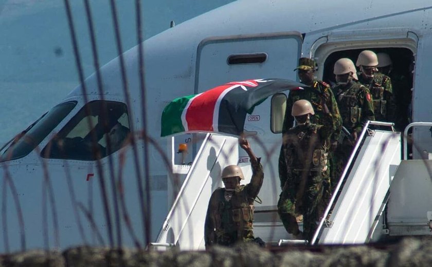 Primeiro contingente da polícia queniana chega ao Haiti para missão de segurança