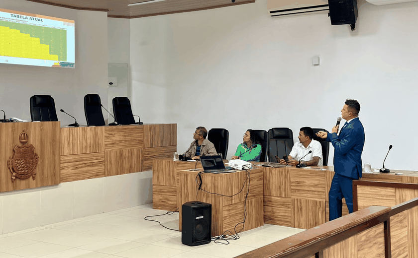 Reajuste salarial para professores e servidores da Secretaria de Educação de Penedo é apresentado na Câmara de Vereadores