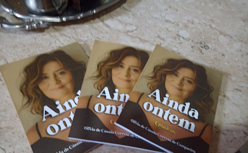Jornalista alagoana Olívia Cerqueira lança livro de crônicas na Livraria Novo Jardim
