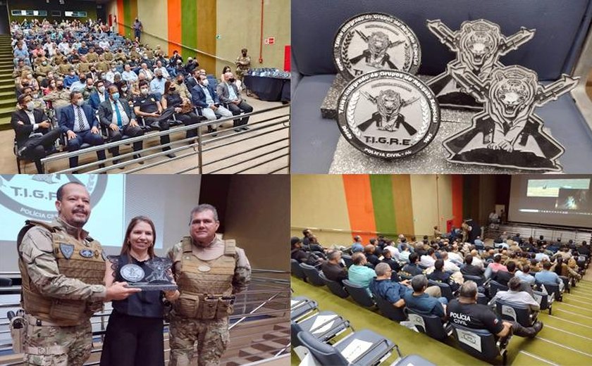 Grupo tático da Polícia Civil presta homenagem a Cotteanos fundadores e autoridades