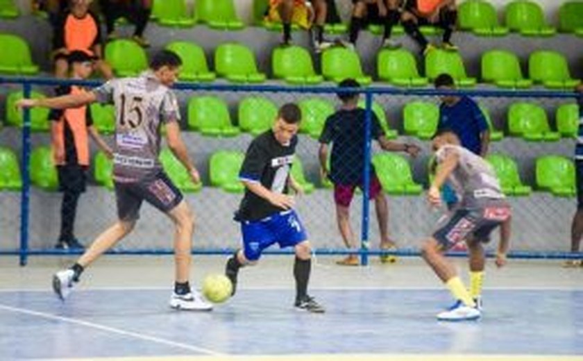 Jogos de futsal de Alagoas e da Liga Arapiraquense movimentam o Clube do Servidor de Arapiraca