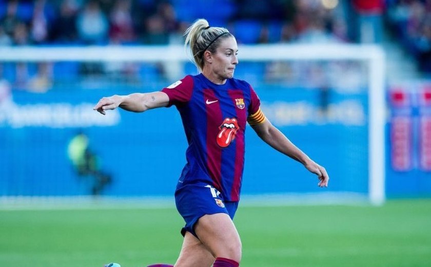 Alexia Putellas, duas vezes melhor jogadora de futebol do mundo, será operada nesta 4ª feira