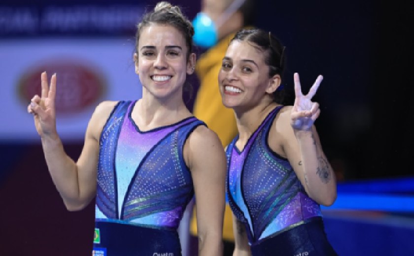 Brasileiras lideram qualificatória da Copa do Mundo de Ginástica e Trampolim