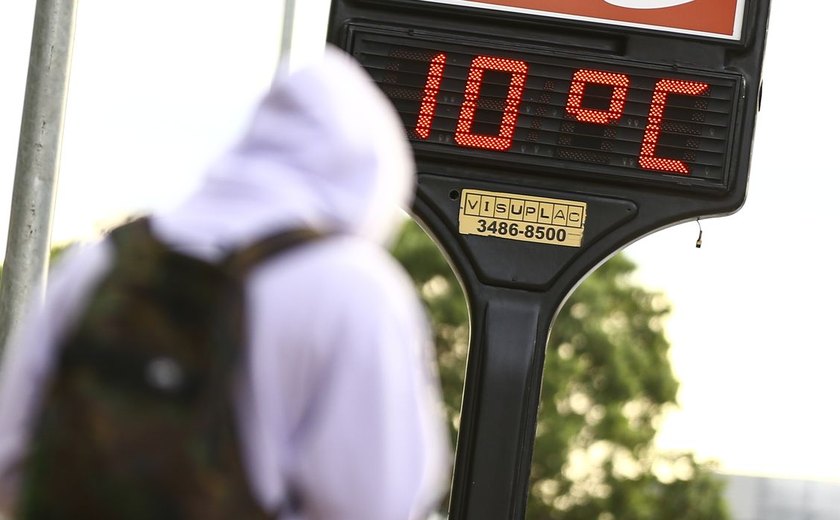 Maio começa com frio no Centro-Sul e chuvas no Norte