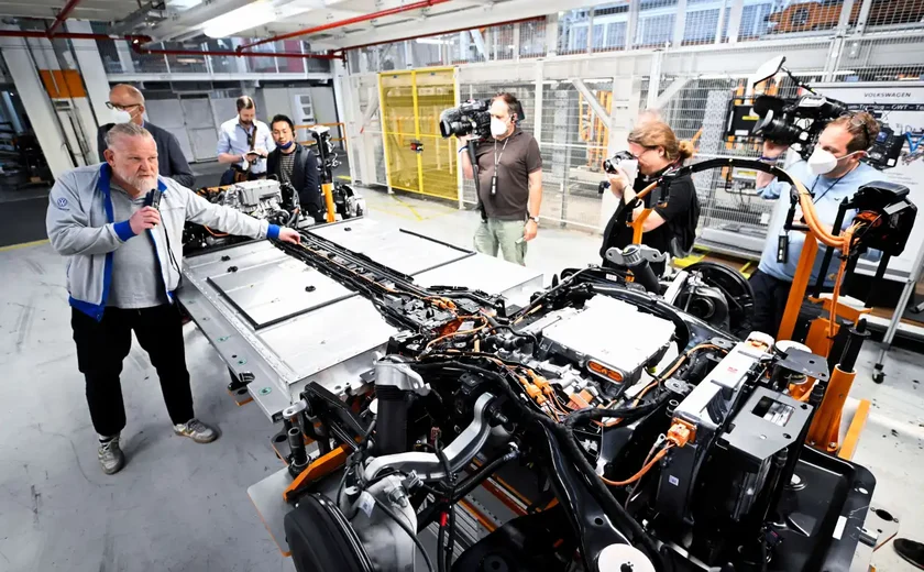 Produção industrial da Alemanha cai 0,1% em abril ante março