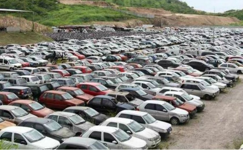 Detran/AL leiloa quase 400 veículos nesta terça-feira (25)