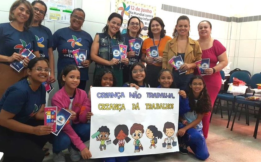 Cerest Maceió promove ação educativa em escola sobre trabalho infantil