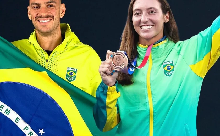 Scheffer e Stefani serão os porta-bandeiras do Brasil na abertura