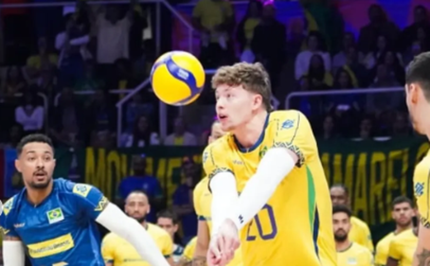 Brasil começa mal, mas reage diante da Ucrânia e volta a vencer na Liga das Nações de Vôlei