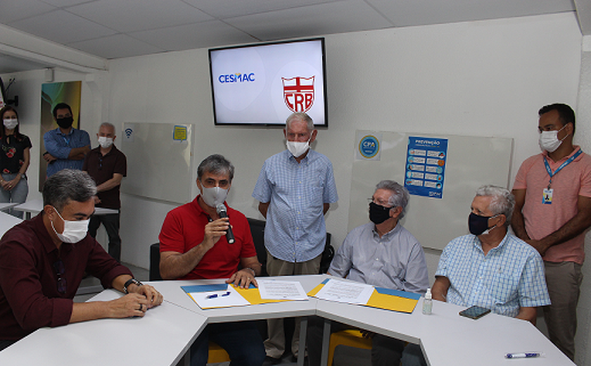 Cesmac firma importante convênio com o Clube de Regatas Brasil