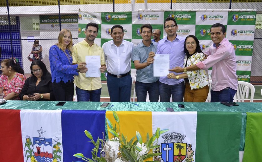 Prefeitura de Palmeira inaugura ginásio poliesportivo na comunidade do Moreira