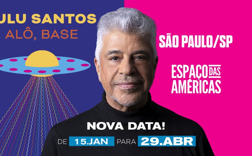 Lulu Santos apresenta no Espaço das Américas sua nova turnê “Alô Base!”