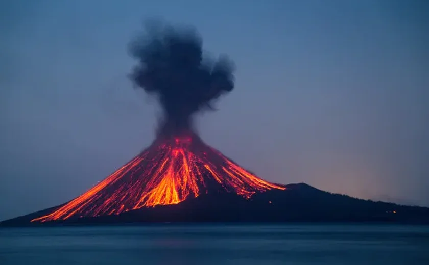 'Anel de fogo' do Pacífico: Vulcão entra em erupção no leste da Indonésia