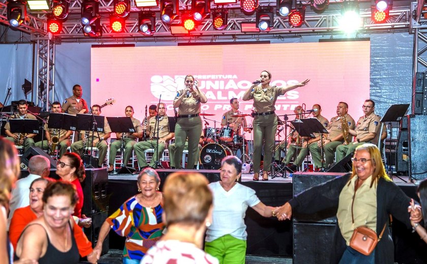 Banda da PM leva boa música para União dos Palmares na segunda edição do Caravana Musical