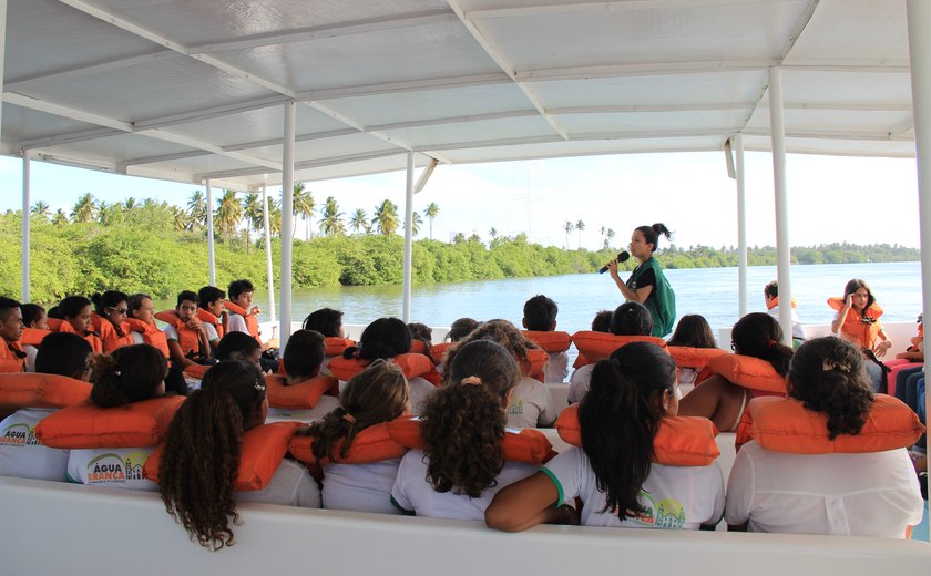Barco-escola do IMA percorre Complexo Estuarino-Lagunar
