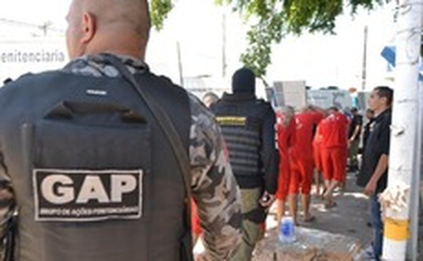 SGAP transfere 120 custodiados para o Presídio do Agreste