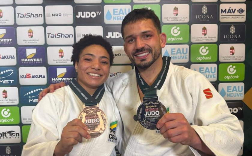 Sem pódio por equipes, Brasil acaba Mundial de Judô com duas medalhas