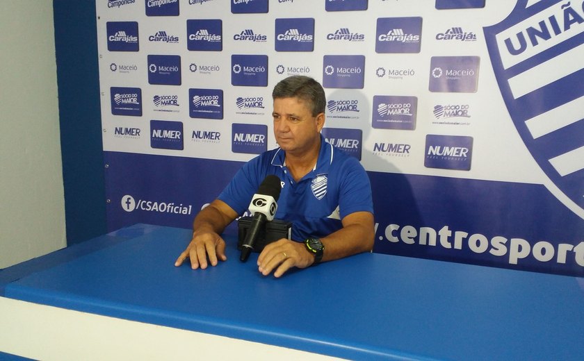 Técnico do CSA confirma que mantém o time para enfrentar o Botafogo-PB
