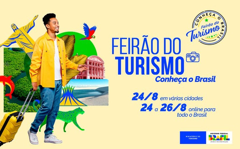 Ministério lança 'Feirão do Turismo Conheça o Brasil'