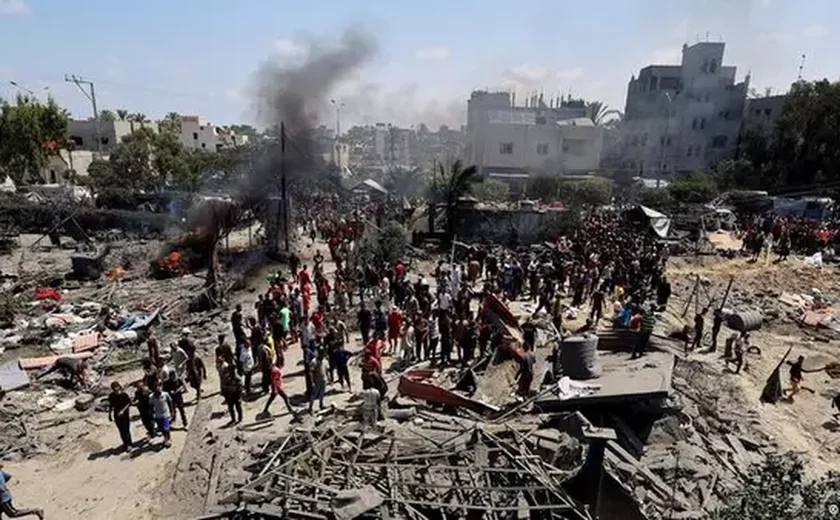 Ataque israelense a campo de refugiados no sul de Gaza deixa pelo menos 70 mortos, diz Ministério da Saúde do enclave